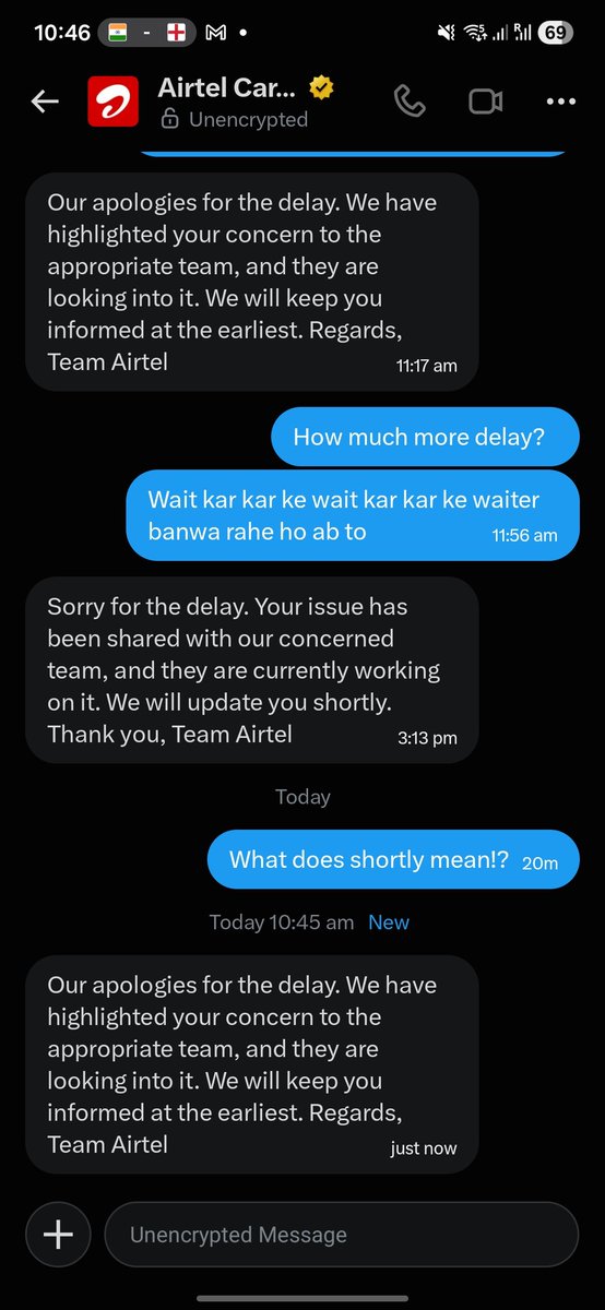 udeepak's tweet photo. Dear @airtelindia please define shortly. Is it 1 house, 1 day, 1 week, 1 month, 1 year, 1 decade, 1 century or 1 millenium? https://t.co/hfgvXjIyMb