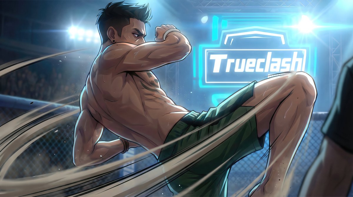 Trueclash_games's tweet photo. There is a big fight going on in the arena🥊🏆
Who is going to win?🫣
---
Play Trueclash VN for free on Android, PC &amp; Mac: 
👉 https://t.co/cifm4OtBBs https://t.co/zEsNU2MrAB