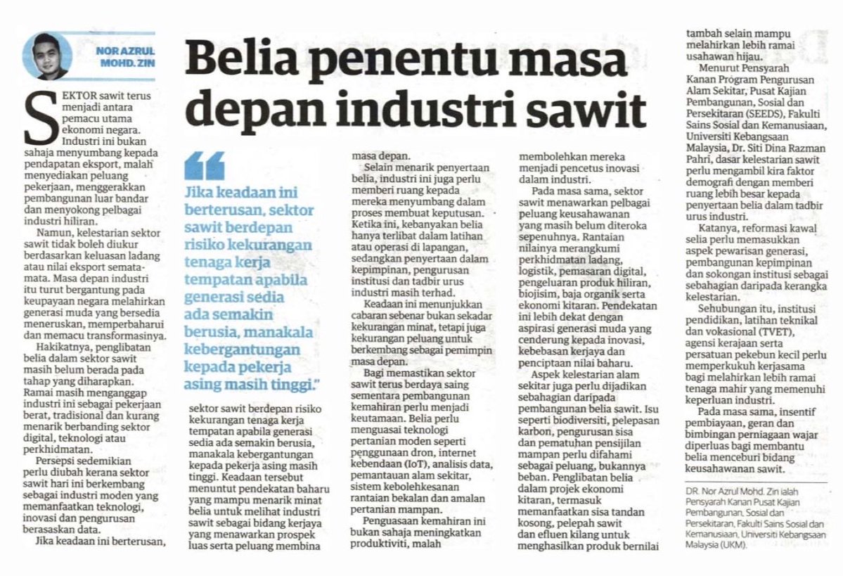 UKM (Malaysia) tweet media