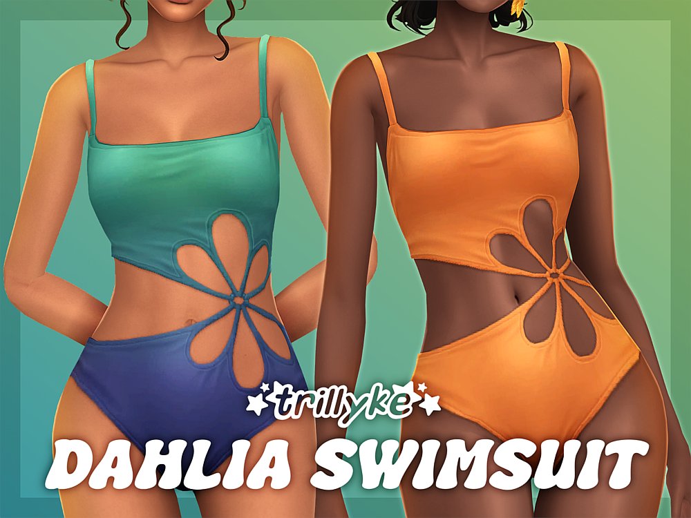 trillyke's tweet photo. This fun swimsuit is now available to everyone over on my Patreon! 🌼 https://t.co/U2dVUfwvCs