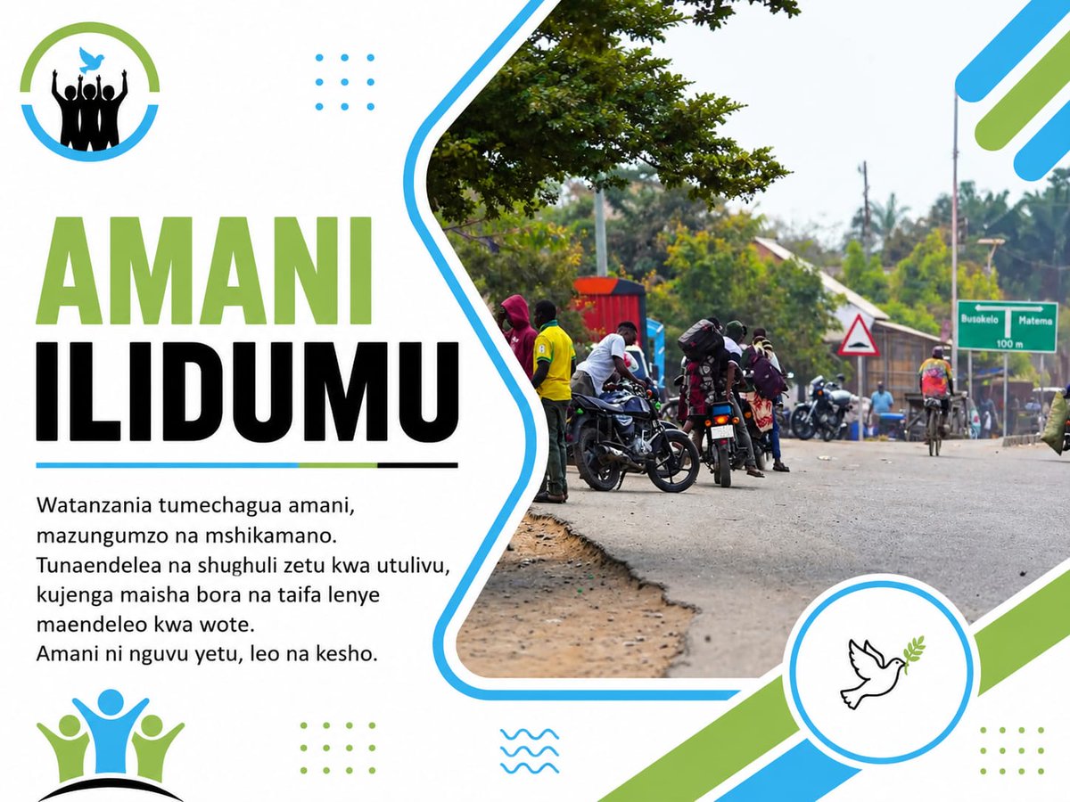 Peter_Okelloo's tweet photo. Dialogue opens doors that conflict can never unlock.

#AmaniIlidumu
#TumekataaHarakatiZaVurugu
Watanzania Wameamka https://t.co/i7IfjClnjS