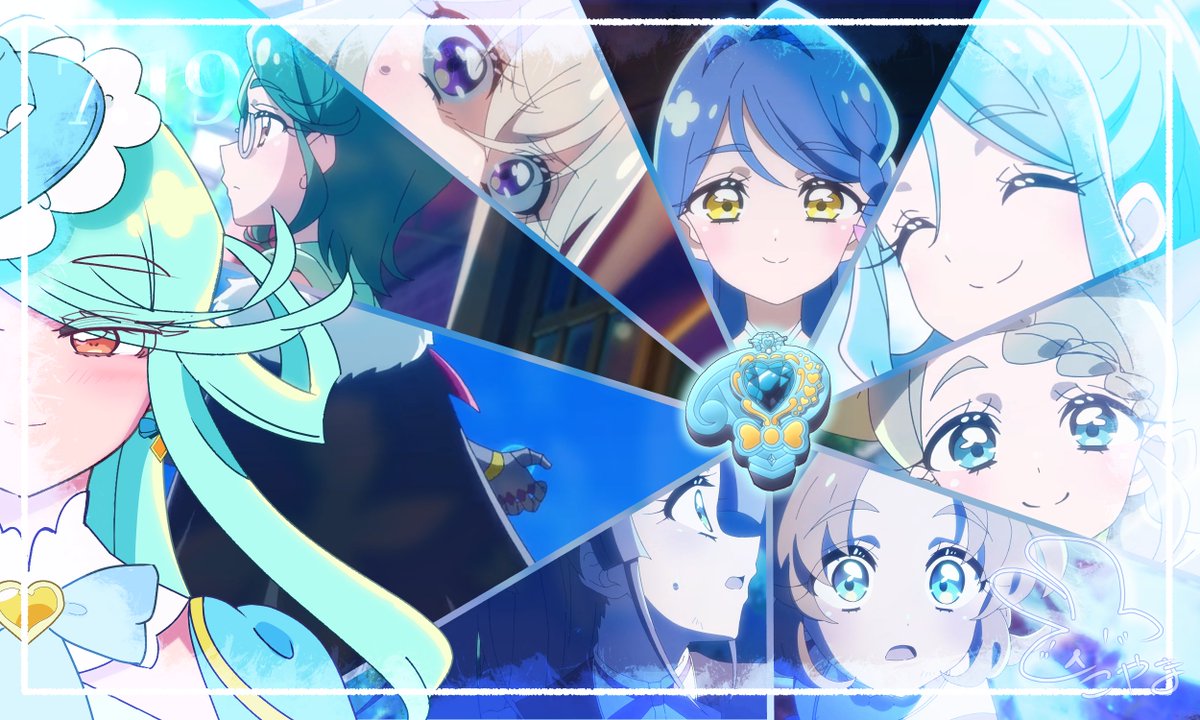 Yurikashiki's tweet photo. 『名探偵プリキュア』      
第25話 ありがとうございます！

🦋💙🤍💚🩵
#precure #たんプリ #NewBackground https://t.co/4EcoJDBGg8