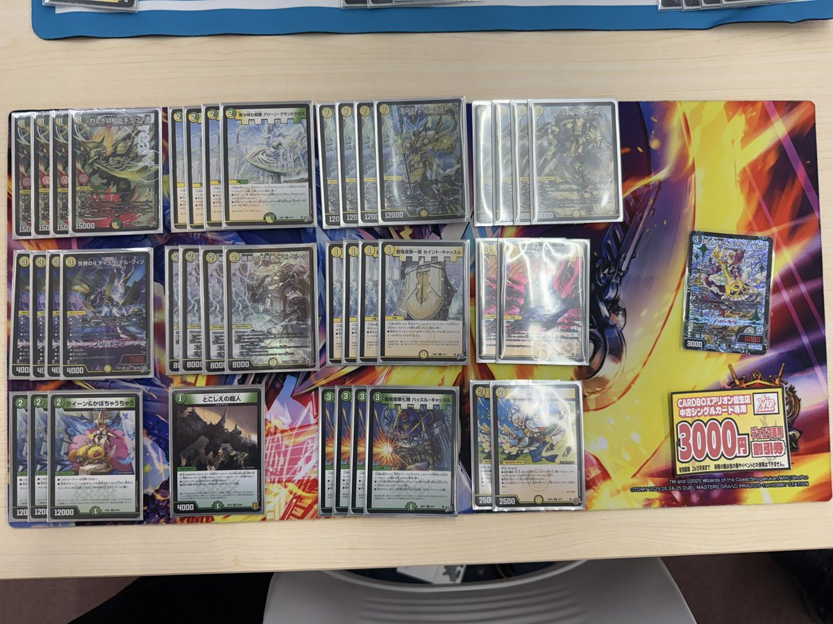 DM_susano_CS's tweet photo. 第31回スサノオCS結果

1位:アゾ/スサノオCS さん
光水闇〜覚醒〜

2位: ぜっととー さん
ドッコイループ

3位: オランダゼリ さん
光自然ウィリデ

4位:猿の手も借りたい さん
光闇シノビ

おめでとうございます。

次回はカードボックスアリオン塩冶店さんの店舗で8月8日(土)を予定しております。 https://t.co/pDP6BOqJAC