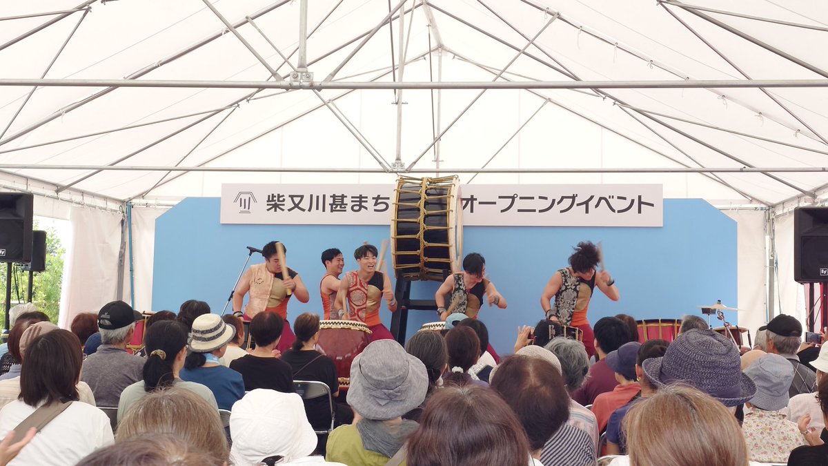 beat_eater69's tweet photo. 20260718
柴又川甚まちなみ館 オープニングイベント
和太鼓グループ彩

大盛況ヽ(｀▽´)/
立ち見組からの景色はこちら。
#和太鼓グループ彩 #和太鼓彩
#彩カメラ #柴又 https://t.co/o2cqiIba7k