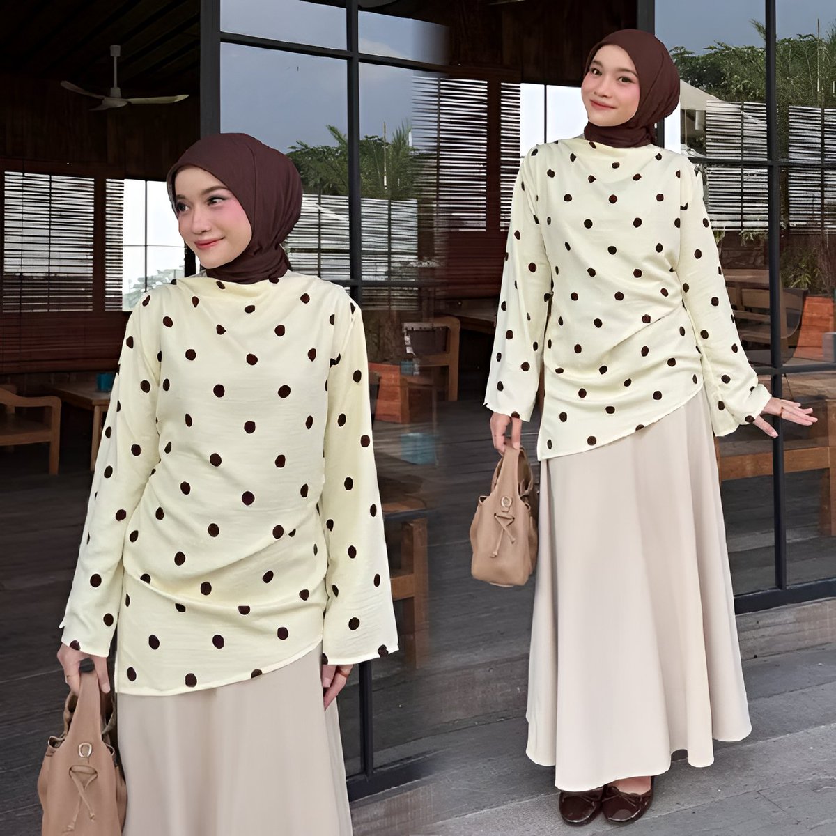 powpieorn's tweet photo. Capek OOTD hijab keliatan basic? 🥲 Blouse polkadot gemoy ini solusinya, fix bikin look lo auto stylish &amp; kece abizz!

📌Link 

https://t.co/MesVLr9XJ8

https://t.co/6JlXWZiT5j

#spillracunshopee #zonauang #belanja #shopee #affiliate https://t.co/wN1WOHADFn