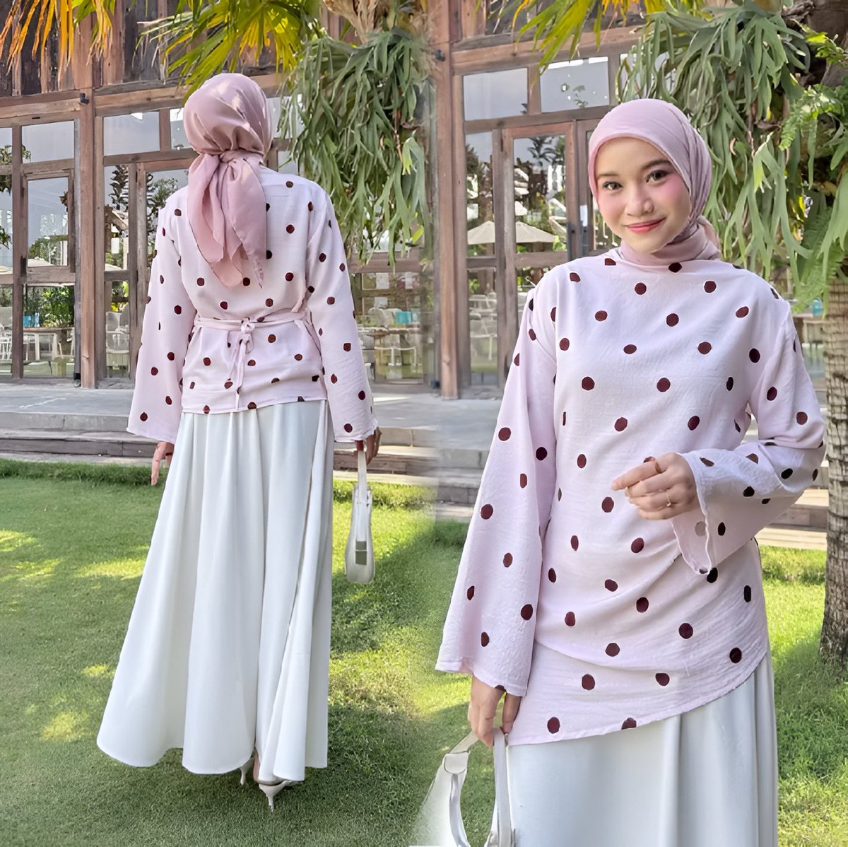 powpieorn's tweet photo. Capek OOTD hijab keliatan basic? 🥲 Blouse polkadot gemoy ini solusinya, fix bikin look lo auto stylish &amp; kece abizz!

📌Link 

https://t.co/MesVLr9XJ8

https://t.co/6JlXWZiT5j

#spillracunshopee #zonauang #belanja #shopee #affiliate https://t.co/wN1WOHADFn