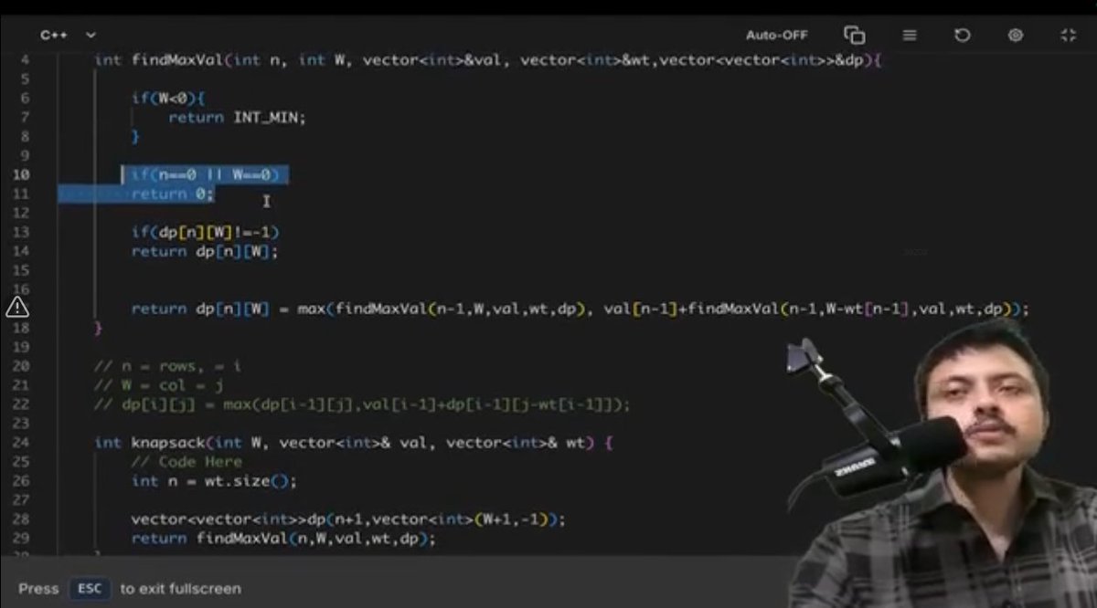 deepanshchand06's tweet photo. Day 10 of Dynamic Programming  
 
0/1 Knapsack, Rod Cutting, Last Stone Weight 

#dp20 #CoderArmy #DynamicProgramming #DSA #Coding #Programming https://t.co/37l7yiWxvu