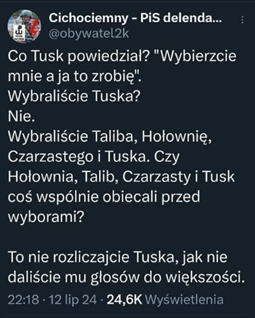 Maria037015907's tweet photo. @RPasnicki Oni nie zatoną. To my zatoniemy. A Tusk nie przewidział zdrady Hołowni ani zapewne nie miał pojęcia o skali zawłaszczenia wszystkiego przez pis. No i naiwnie wierzył, że Naród poprze wolność a nie korupcję pisu, z której i media i aparat państwa hojnie sponsorowano. https://t.co/nQqHFVig9x