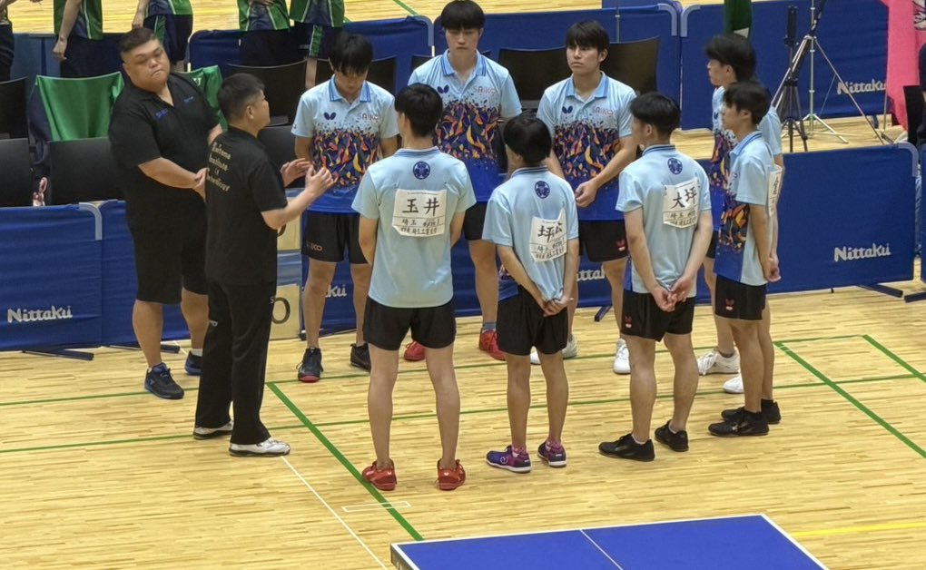 saikosit's tweet photo. 第95回･全日本大学総合卓球選手権大会（団体の部）
ベスト8で大会を終えました🏓

･予選リーグ
3-0 鳥取大
3-1 中京大
･決勝トーナメント
3-0 高知工科大
3-0 関西学院大
･準々決勝
0-3 明治大

応援・サポートありがとうございました。

#SAIKO #埼玉工業大学卓球部 
#自分が変わる物語が始まる https://t.co/xodOcmjq2n