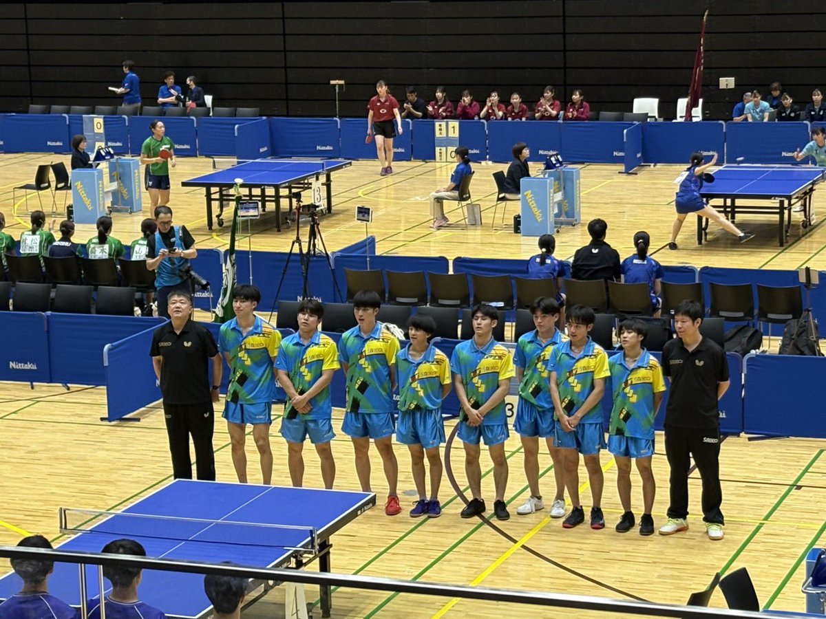saikosit's tweet photo. 第95回･全日本大学総合卓球選手権大会（団体の部）
ベスト8で大会を終えました🏓

･予選リーグ
3-0 鳥取大
3-1 中京大
･決勝トーナメント
3-0 高知工科大
3-0 関西学院大
･準々決勝
0-3 明治大

応援・サポートありがとうございました。

#SAIKO #埼玉工業大学卓球部 
#自分が変わる物語が始まる https://t.co/xodOcmjq2n