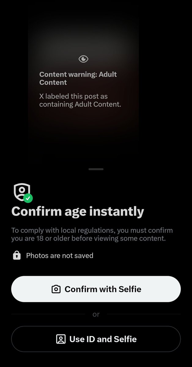 NostrDanish's tweet photo. Like really @x really ? 

My account is 10 years old like wtf  you think I was less then 6-8 when I joined like can't your shitty ai not see that out from my post picture spaces and other shitty data you already got from me I even have had this account premium so verified before https://t.co/YfLNWj2Jw0