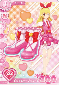 🎀✨大須1号店 アイカツカード紹介✨🎀 👠TEST-03 💗ピンクステージ