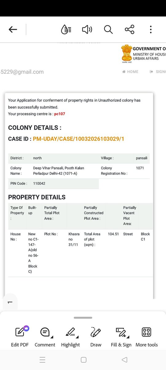 harishmaann's tweet photo. @BJP4India Time under pmuday is 45 days  PM-UDAY/CASE/10032026103029/1 pending for 115 days. Scheme fail due to corruption &amp; not acting by govt on officers, scheme become for rich @CMODelhi @LtGovDelhi @SandhuTaranjitS to take action right to service act. @PMOIndia @narendramodi @AmitShah https://t.co/w587oVjpl8