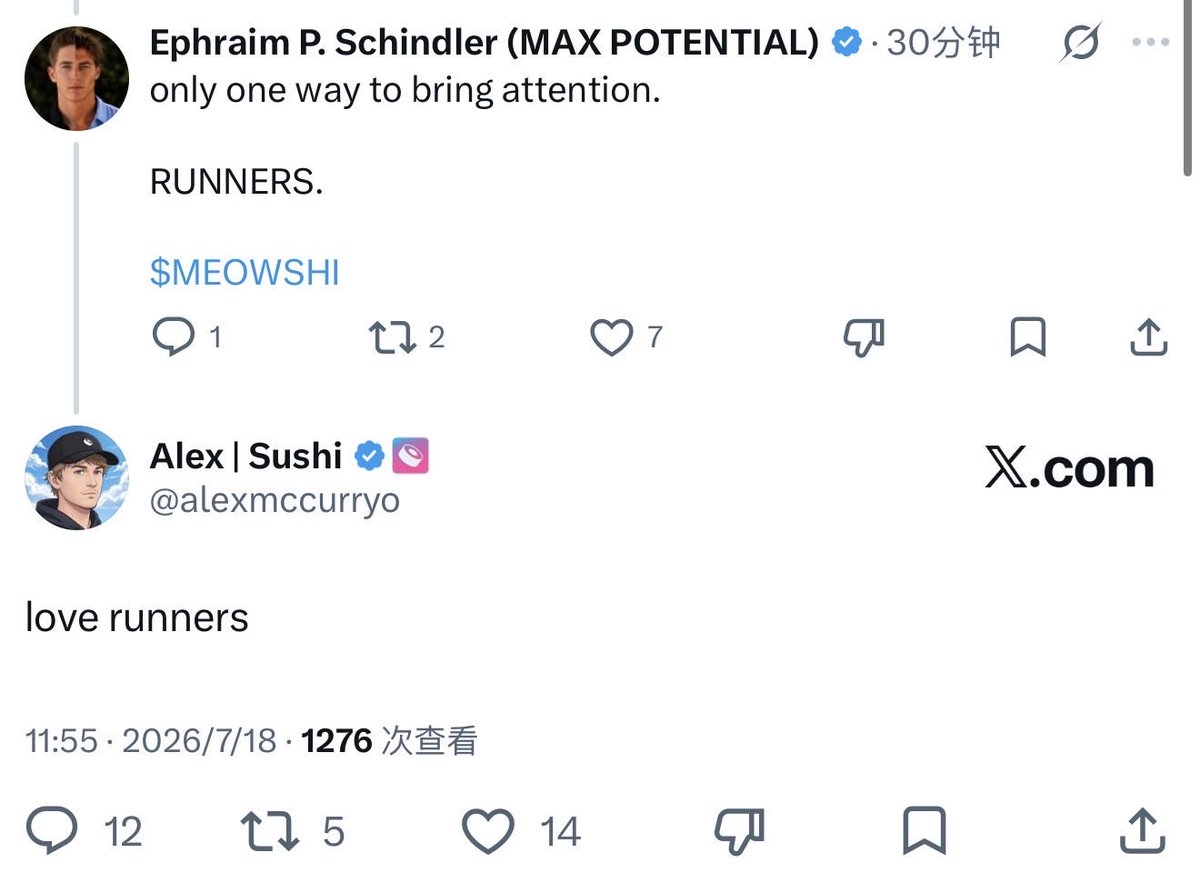 0xishwar's tweet photo. Why I bought some $MEOWSHI CA: 0xf48c5d25b7e0F256A9439DB2d814a0d315993579

@alexmccurryo has shown love for @RobinhoodCrypto and $MEOWSHI like $SUSHICAT is only tradeable at @SushiSwap 

Plus the Sushi swap devs have a whole lore about “MEOWSHI”. Check it! https://t.co/IfWA2aYTme