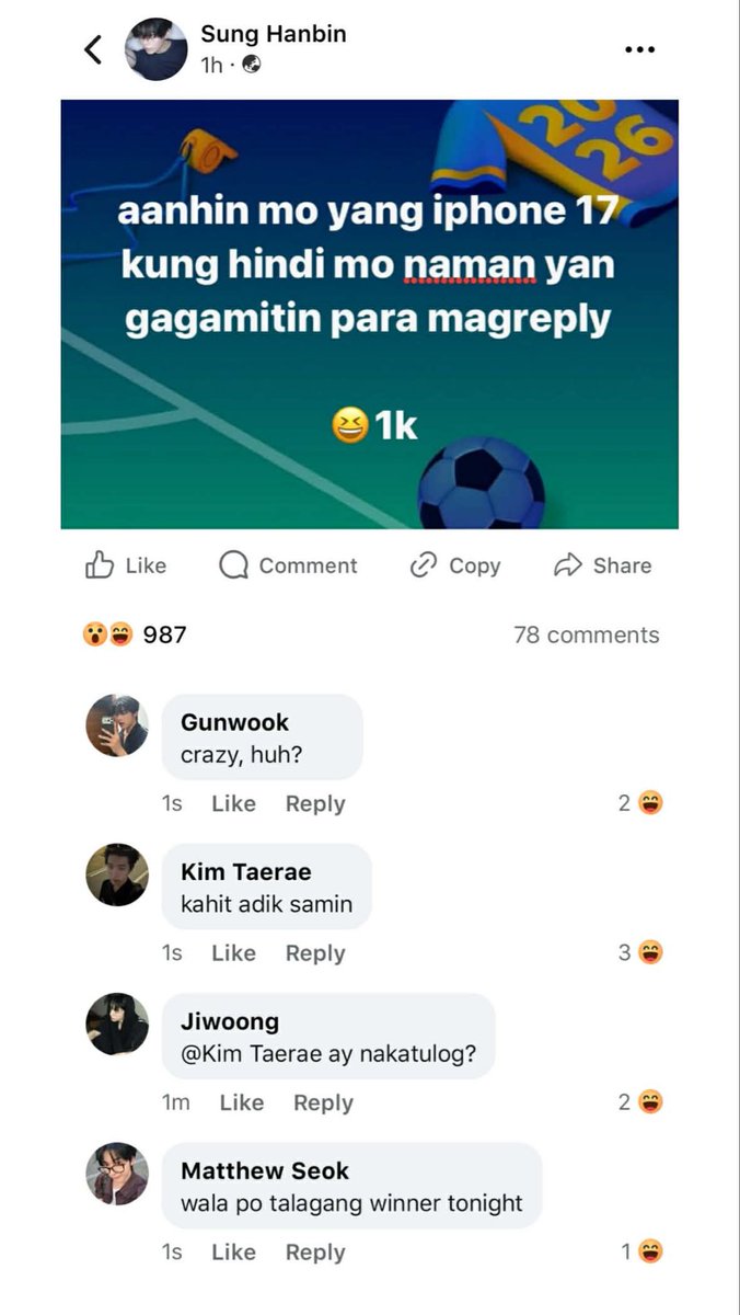 hwbnst's tweet photo. mag-ex haobin na nagbreakup on bad terms (ghosted eo) tas magkikita lang pala ulit sa comment section ng pa-iphone ni ivana alawi https://t.co/Hl9ZRUocef