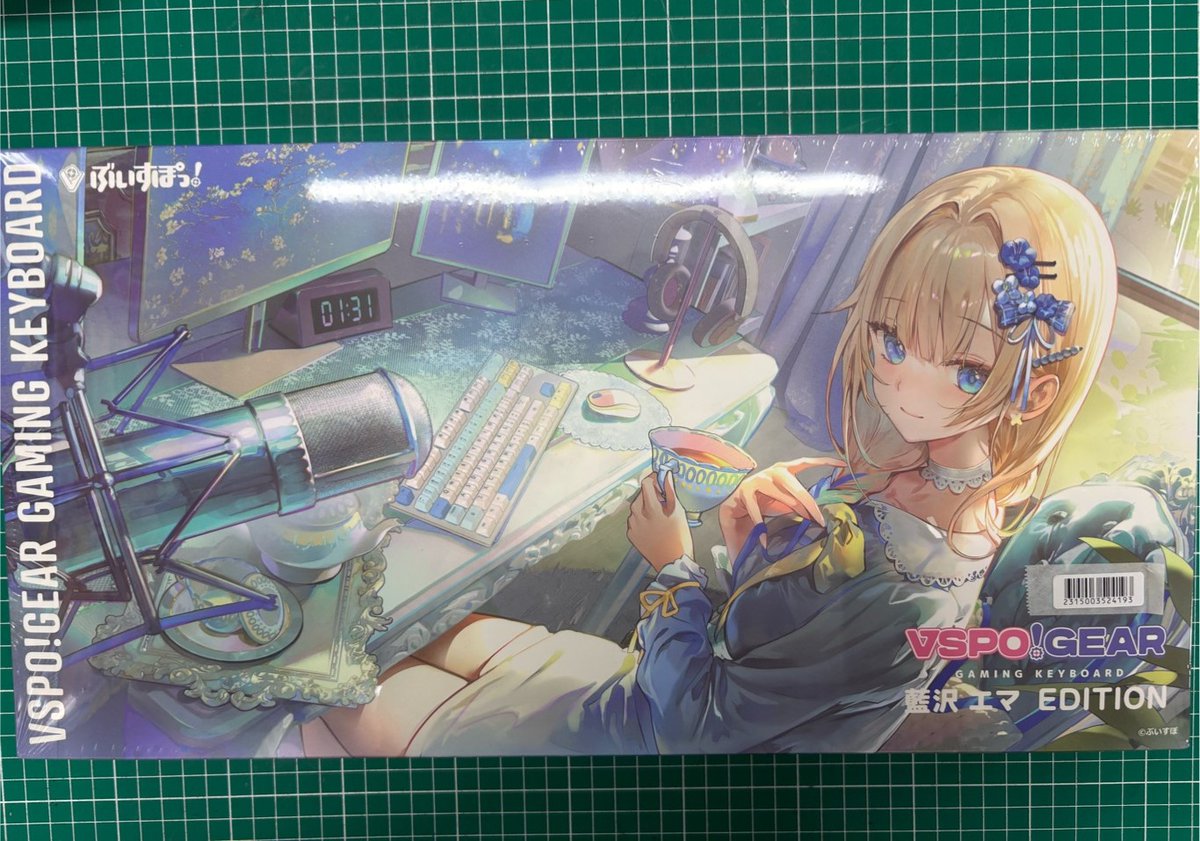 VSPO! GEAR ゲーミングキーボード Ver.2 藍沢エマEdition」 未開封品