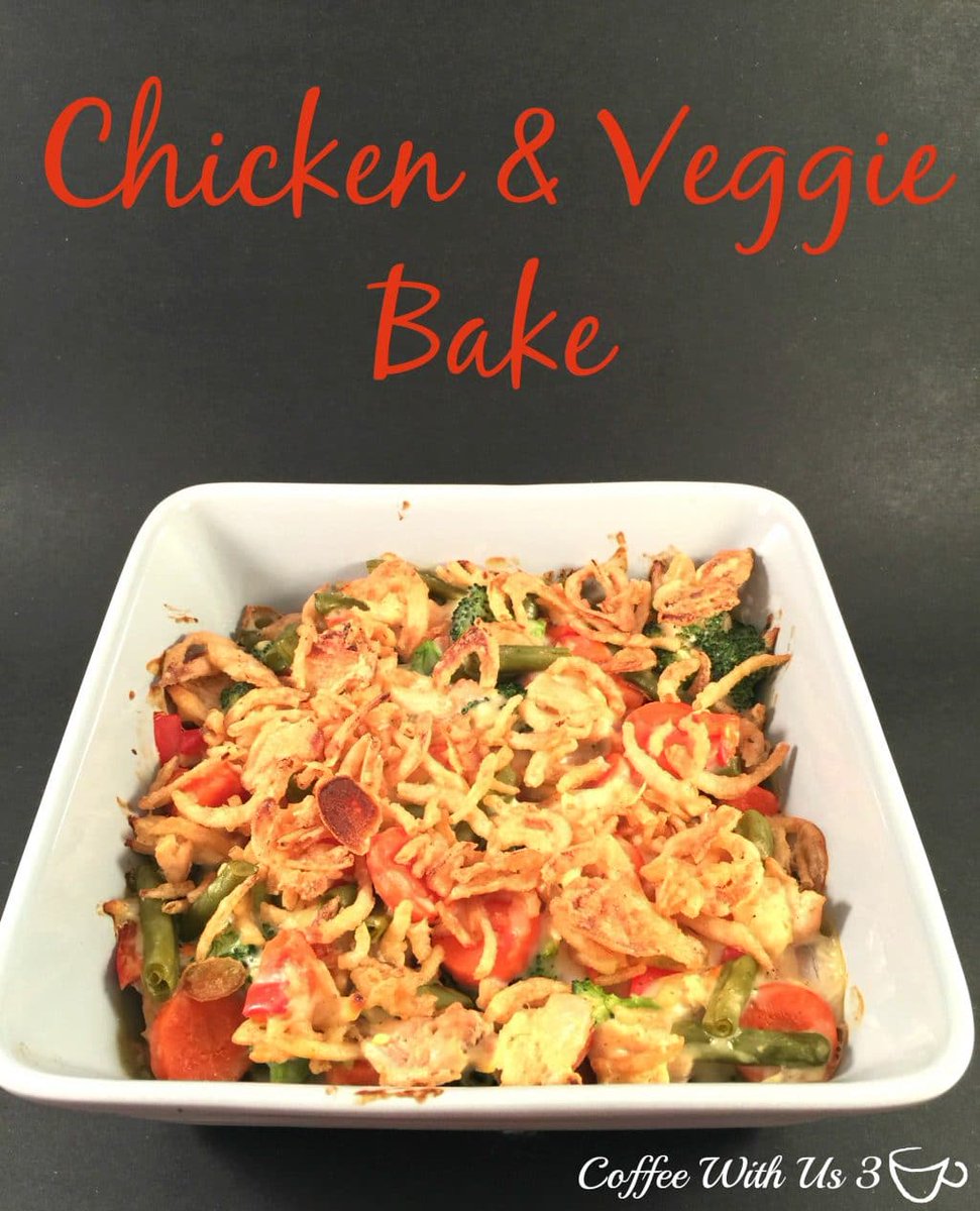 CoffeeWithUs3's tweet photo. Creamy delicious &amp; packed full of veggies! Check out this easy casserole! | Chicken and Veggie Bake https://t.co/nNAwu8Bp9w #recipes #casserole https://t.co/ok1UA5fyQZ