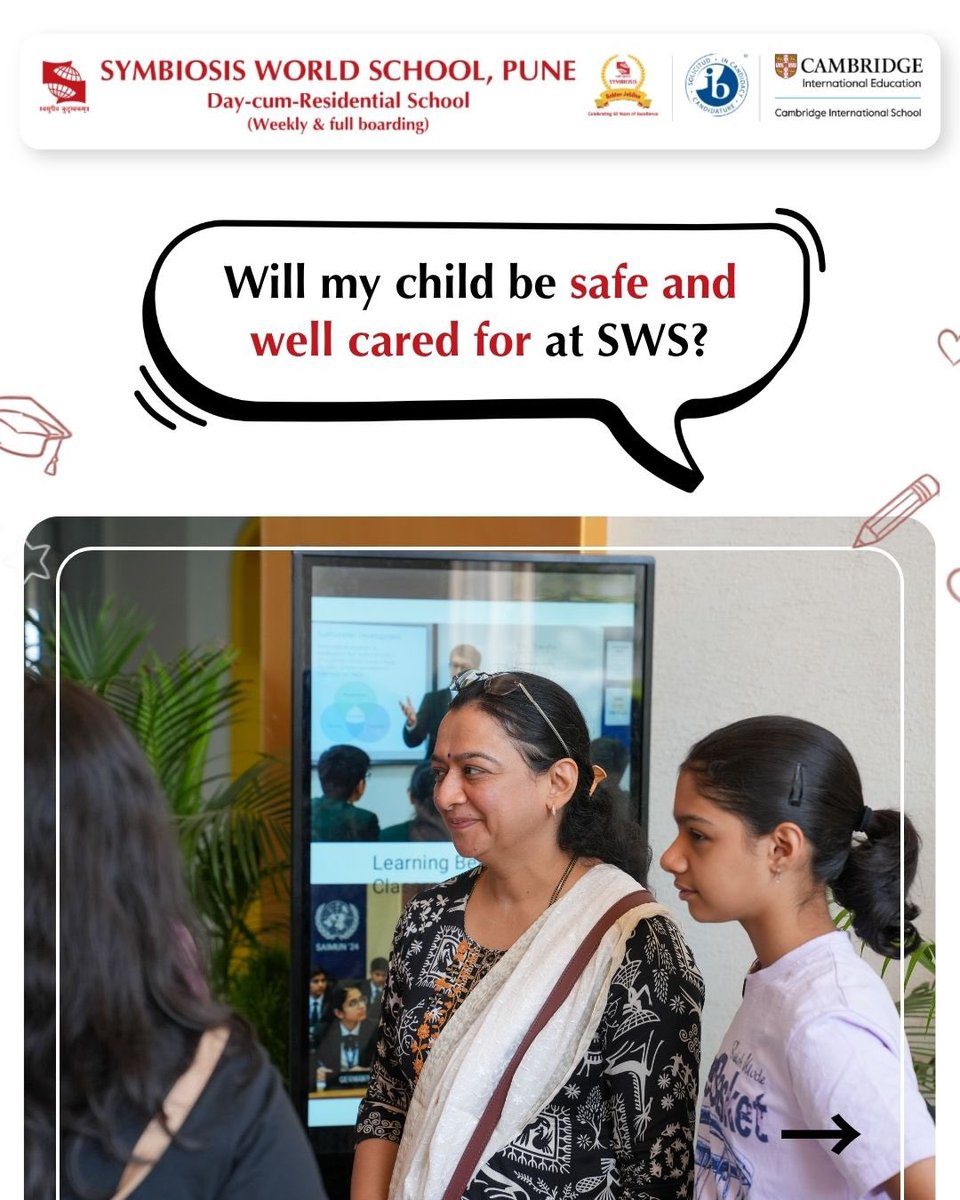 SWSPune's tweet photo. Still have questions? Join us at our #OpenHouse, held throughout the week, with curated activities on weekends. 

Admissions Open for Grades 3-12 

Book your campus visit today: https://t.co/HglUpv7pWy

#SymbiosisWorldSchoolPune #CambridgeSchool #PuneSchools #IBSchool https://t.co/48dfFXnNTJ