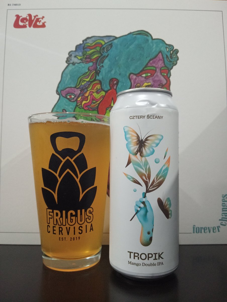 FCervisia's tweet photo. Termina el #CebadaYVinyl con Tropik Double de Cztery Sciany una IPA Doble con Mango suave y frutal, 6%
Forever Changes de Love, 1967
#Frigus #beer #cerveza #craftbeer #beerme #beertime #beerlover #BrothelHB #drinkbeer #vinylcollector #vinylrecords #drinks #viernes #bier #birra https://t.co/pUGqpYXdoR