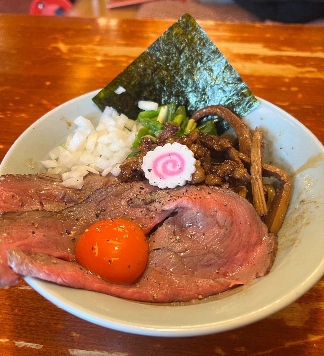 AsgardhG's tweet photo. グラスマラーメン部まぜそば https://t.co/CS1epum3cE