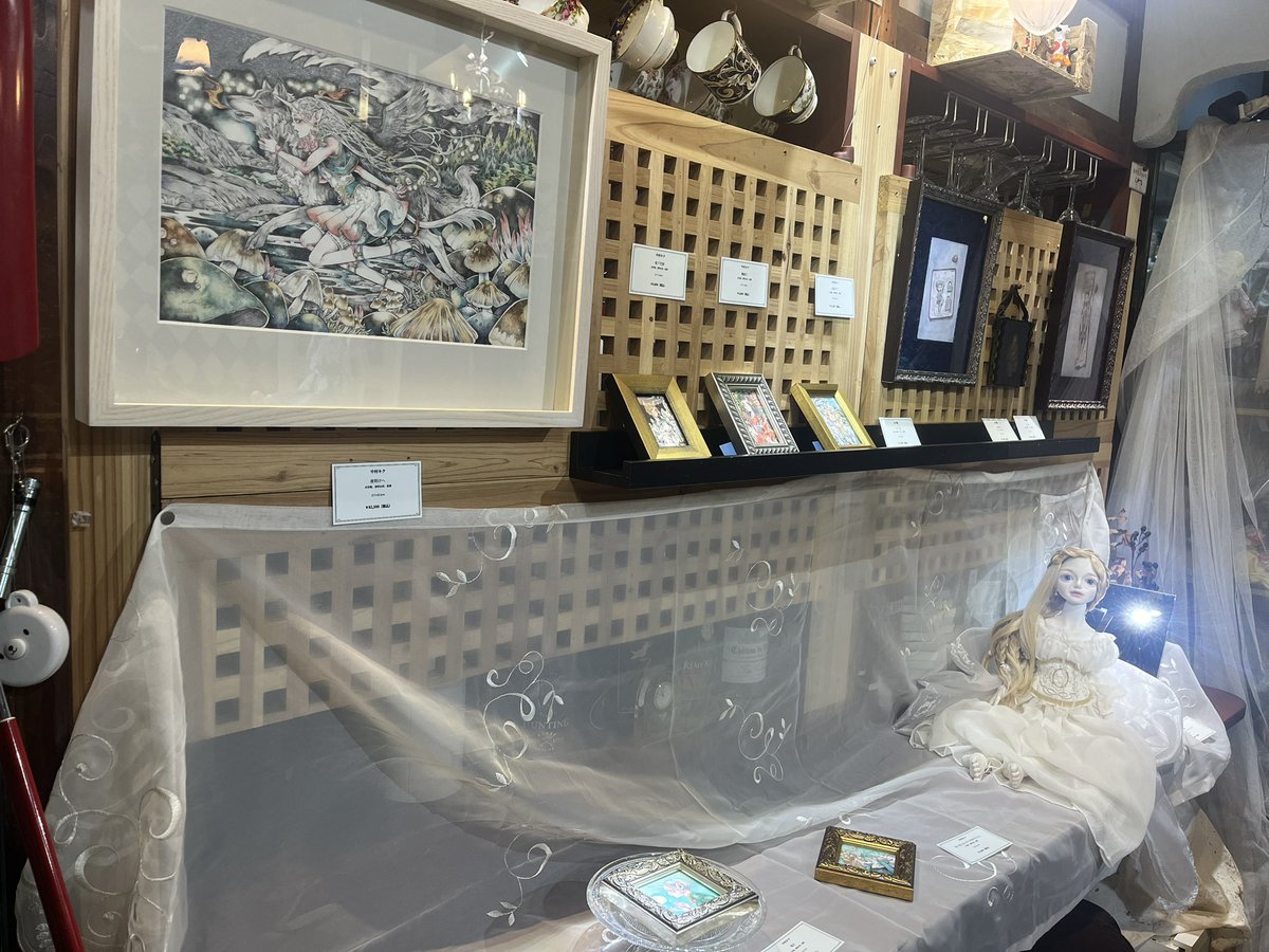 Arabiq_allstars's tweet photo. 中崎町のアラビク　営業中です。
喫茶ご利用いただけます。

企画展「人形がたり7」
大塩雅子、羽鳥聖子、中村キクの作品について、お問合せ受付中です。DMからもお気軽にどうぞ。 https://t.co/UUwC1VylFp