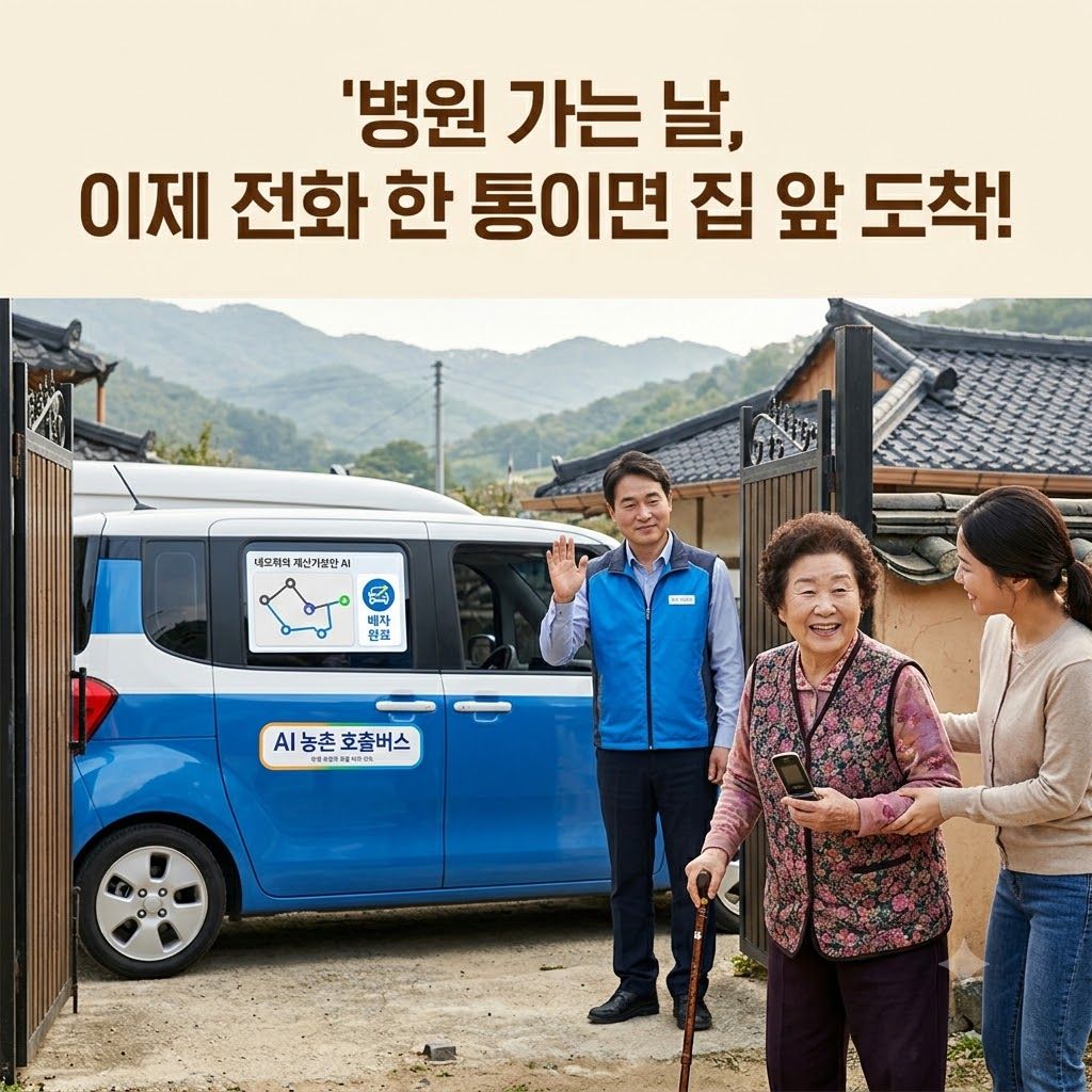 kangtanggo's tweet photo. 농촌 버스 호출도 AI로, 고령층 병원 이동 불편 줄어들까

농촌형 교통모델이 운영 중인 82개 군에 AI 기반 배차가 확대됩니다. 전화 호출은 일부 지역에서 가능하지만 전국 공통 방식은 미정이므로 부모님 거주지의 시행 시기와 예약 방법을 확인해야 합니다.

https://t.co/cEiWAfDmKM https://t.co/gfpYCouIQI