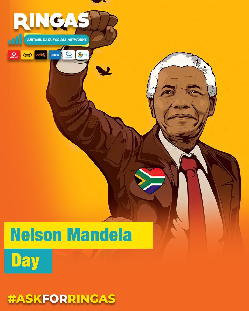 Ringas_SA's tweet photo. Tata Madiba showed us that real change starts with people showing up for each other. This 18 July, use your 67 minutes to reach out, check in and keep your community connected. Because a simple top up, a quick call or one message can mean everything to someone who needs it most. Ringas is here to make that connection simple, lekker and within reach for everyone.

Who will you connect with today? Drop their name in the comments and let Mzansi know you are showing up.

#RingaWayaWaya