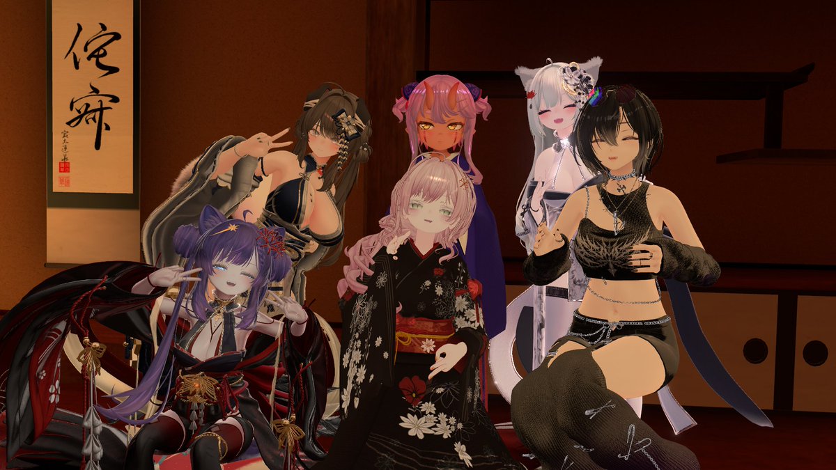 YakumoHarima_VR's tweet photo. #VRCおうまがとき
昨日は久しぶりに逢曲時に迷い込むことができました！
和の世界に華やかな誘魅のみなさん、雰囲気に浸ってずっと楽しい時間でした。
お写真は月下香様クレーンをにっこにこで運転するうめたろうサンです！
個別の感想は以下に、 https://t.co/swkirPFrf5