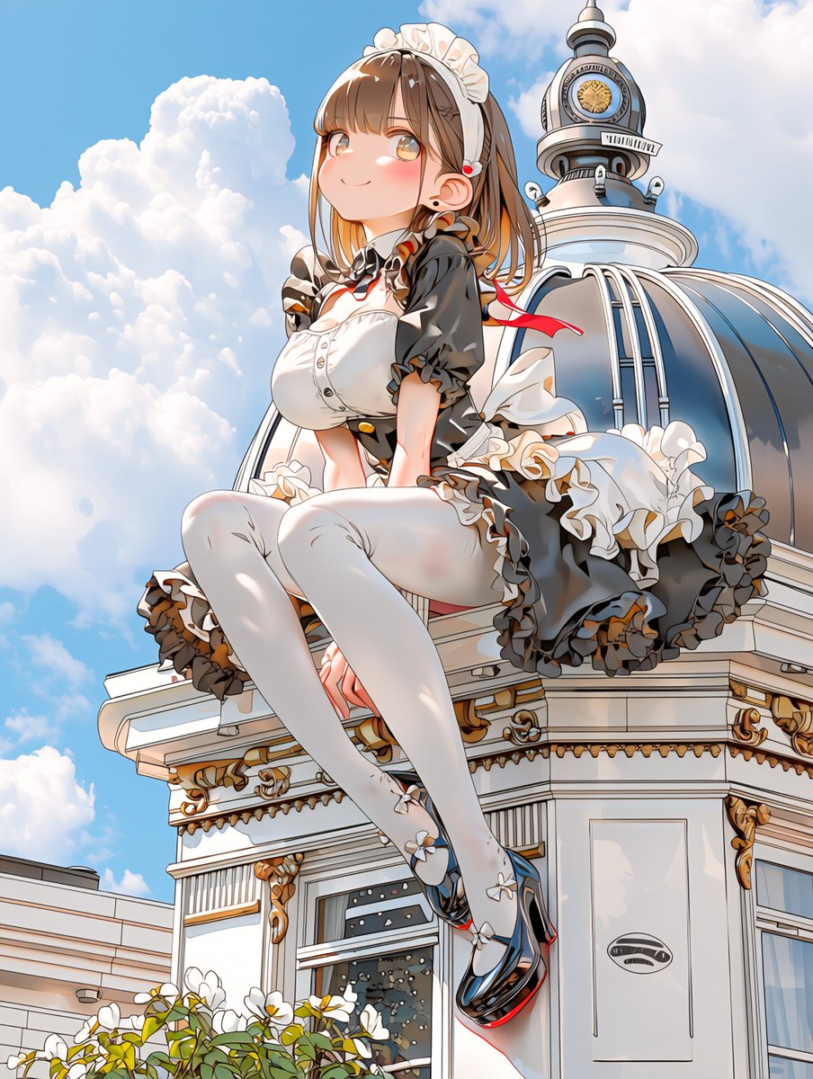 神出鬼没のメイドちゃん #メイド曜