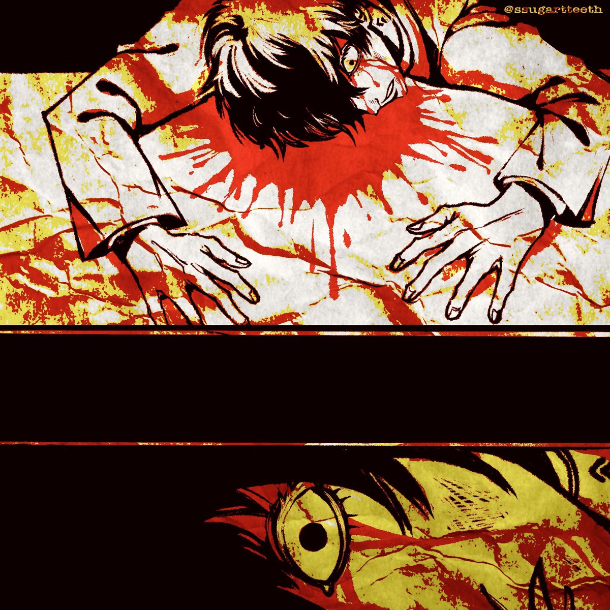 ssugartteeth's tweet photo. no one left to come home to  
#goroakechi #shuake #persona5fanart

cw// depiction of suicide &amp; eyestrain https://t.co/kGy1z7x5T8