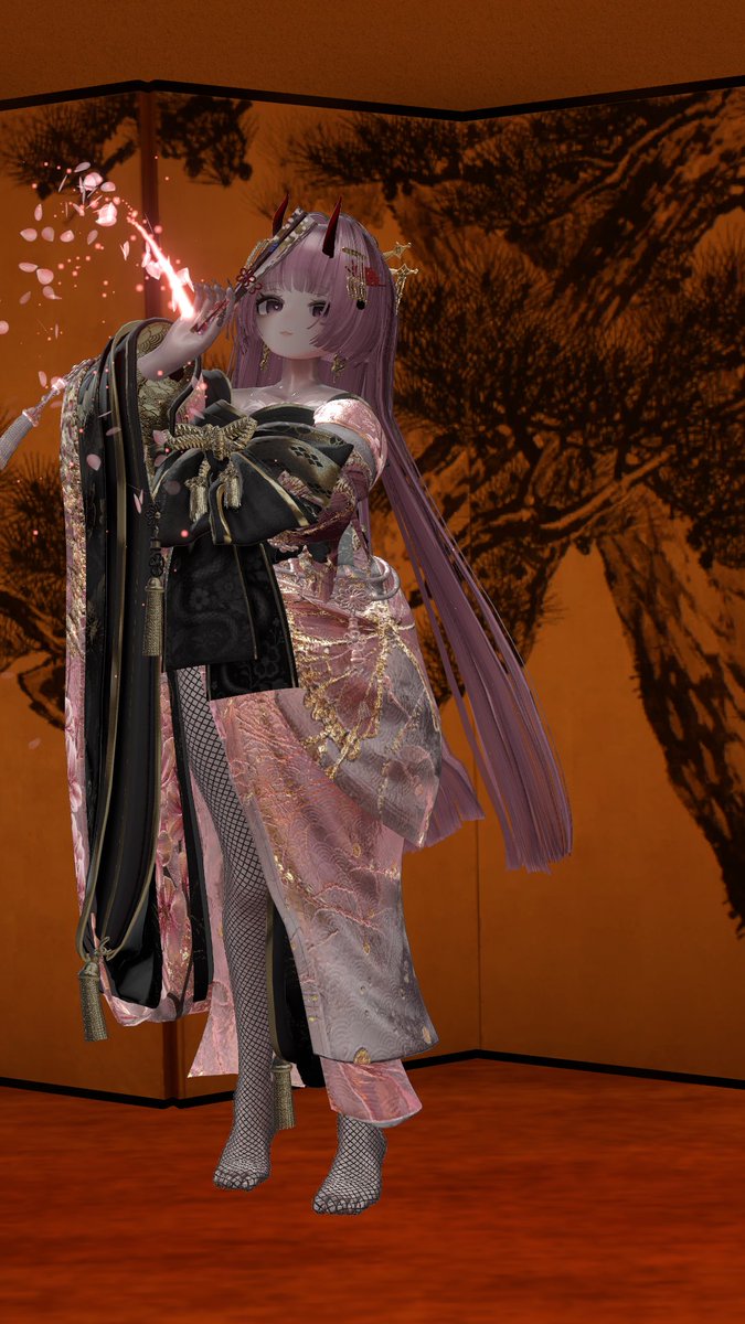 YakumoHarima_VR's tweet photo. 2席目は宝土蓮華さん、茶釜さん、るちゃさん
るちゃさんのお酒の香る甘い声で「鬼ころし」の由来を結構しっかり教えてもらって勉強になりました（この辺から私もお酒がすすんでテンションがおかしく…）そのあとは右側のお席みんなで楽しくおしゃべり、お写真はお二人に囲んでいただく贅沢な1枚に！ https://t.co/cG4pZLGZPU