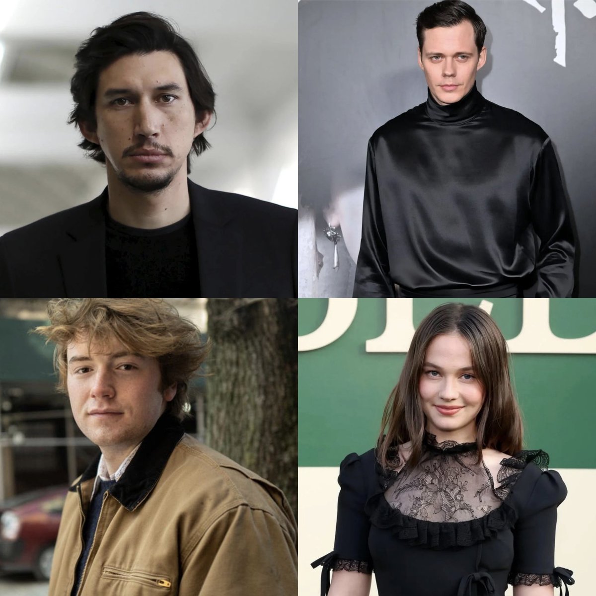 MCUFilmNews's tweet photo. Actors reportedly being considered for roles in Marvel Studios' ‘X-MEN’ film:

• Adam Driver as Mister Sinister
• Bill Skarsgård as Professor X
• Cooper Hoffman as Cyclops
• Cailee Spaeny as Rogue

(via: @ApocHorseman) https://t.co/E9B8ZySM0E