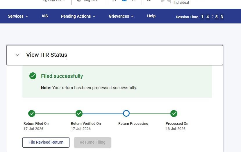 PavanJourno's tweet photo. That fast!!!
Refund processed in less than 12 hours of filing return!
#ITR was filed late night and refund received early morning.
#incometaxrefund
How happy people would be, if all departments work like this!
@nsitharaman https://t.co/prk3Q3XrR6