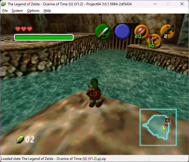 funksoulbubby's tweet photo. I still have my N64, literally in a backpack three feet from me, but this plays so nice. Everybody who worked on #Project64, feathers in your caps. https://t.co/b6aslgyULh