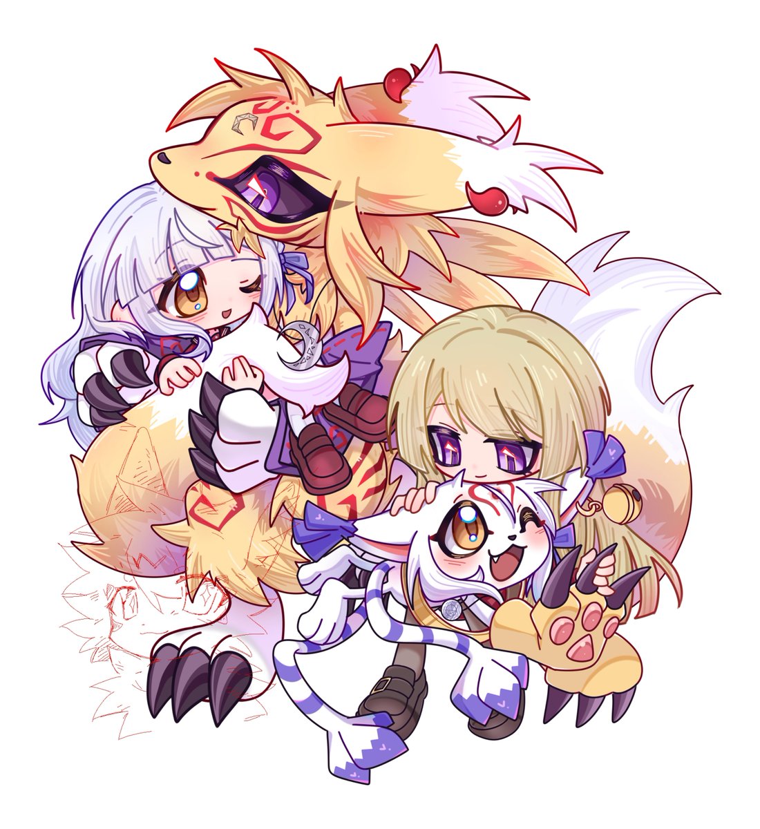 ranming1210's tweet photo. #アサルトリリィ_FA #たかなほ #digimon https://t.co/YZ4GBkXLCn