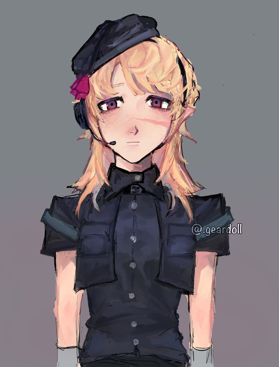 geardoll's tweet photo. Basic shoulder up before I make an actually interesting looking drawing https://t.co/KVbS9LAuDV