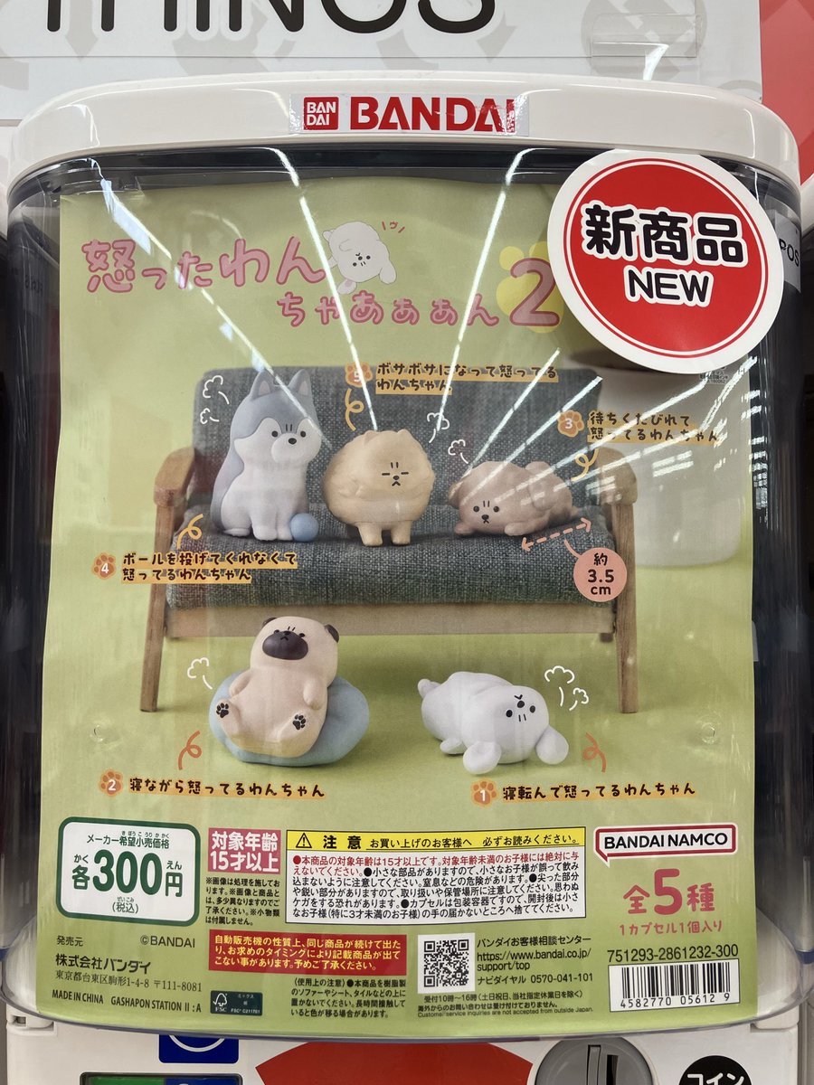 新商品入荷しました！ 🌟怒ったわんちゃあぁぁん2（300円税込