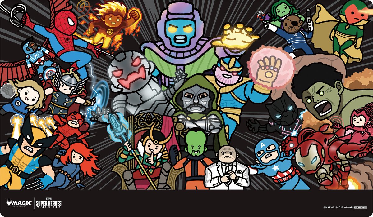 ちびキャラシール マーベル　スーパーヒーローズ　14枚　マジックリーグ イベント情報】 7/17(金)より『マジック・リーグ マーベル スーパー