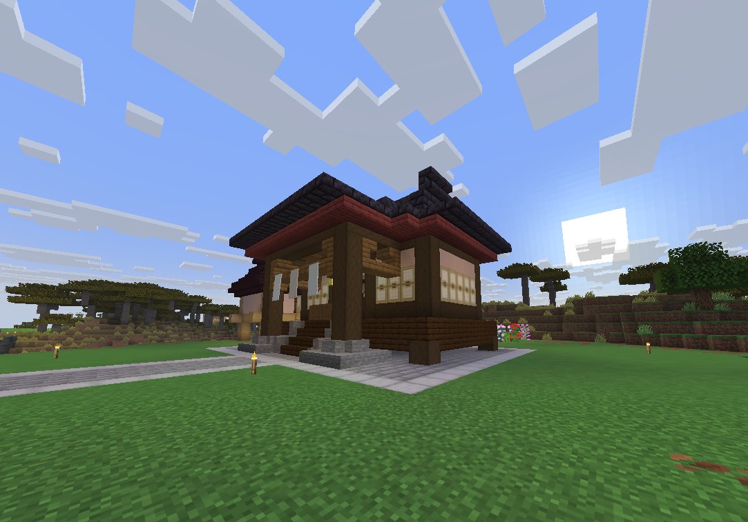 Dreams10203's tweet photo. Hakurei Shrine Built in Minecraft
By: Me!!! :D https://t.co/pvuWO1I3t1