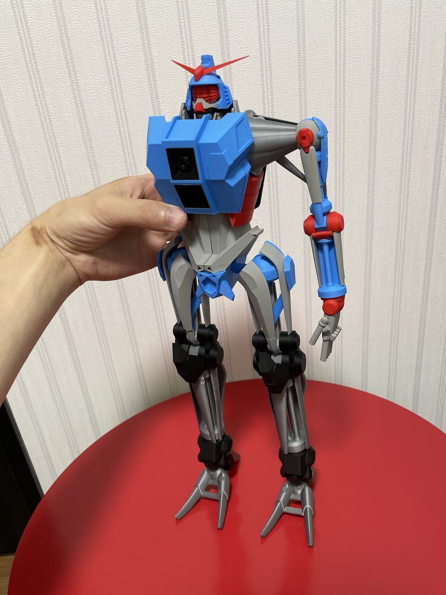 Unagi012311's tweet photo. サイコガンダム2回目の仮印刷一旦終了。
可動は思ったより出来てて安心ですね。
相変わらずウッディぐらい保持力プラプラですが変形の都合上膝立ちも出来るので良し。
#サイコガンダム https://t.co/qRcdLJWpm1