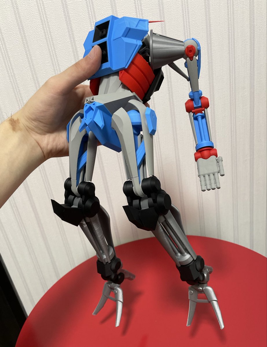 Unagi012311's tweet photo. サイコガンダム2回目の仮印刷一旦終了。
可動は思ったより出来てて安心ですね。
相変わらずウッディぐらい保持力プラプラですが変形の都合上膝立ちも出来るので良し。
#サイコガンダム https://t.co/qRcdLJWpm1