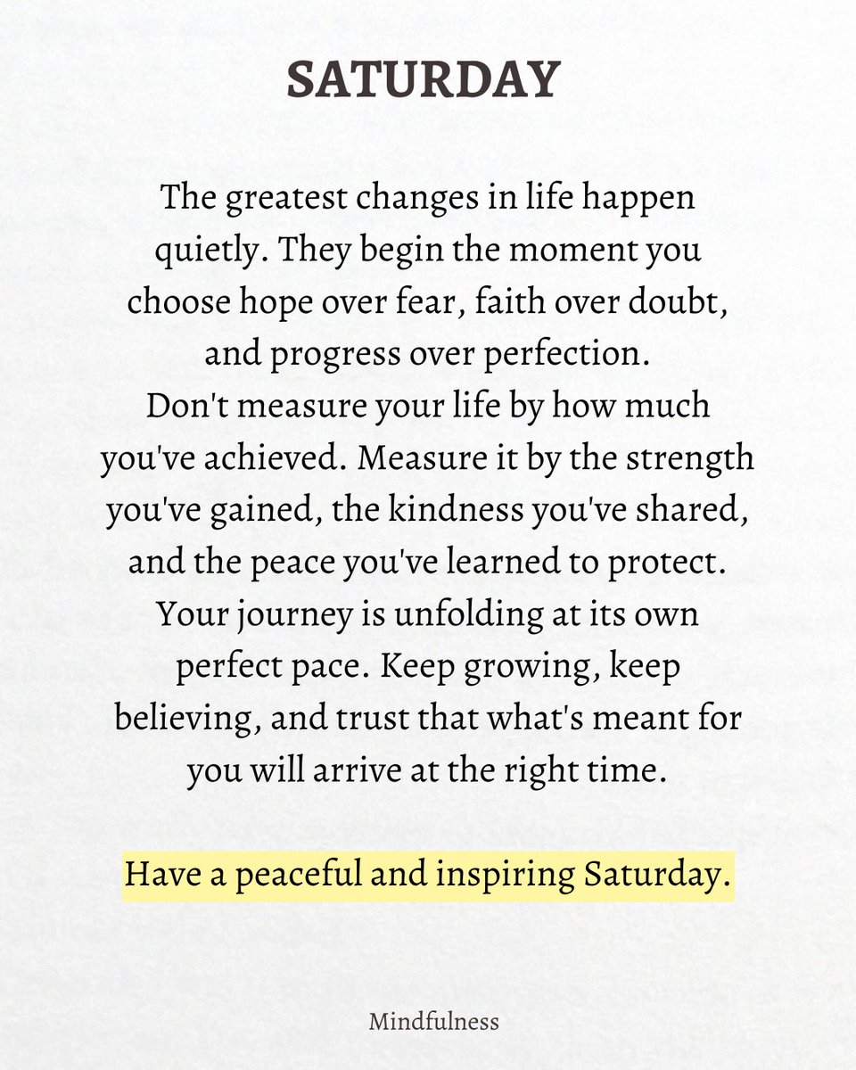 QuotesCafeOnX's tweet photo. Saturday https://t.co/207XRlLvTI