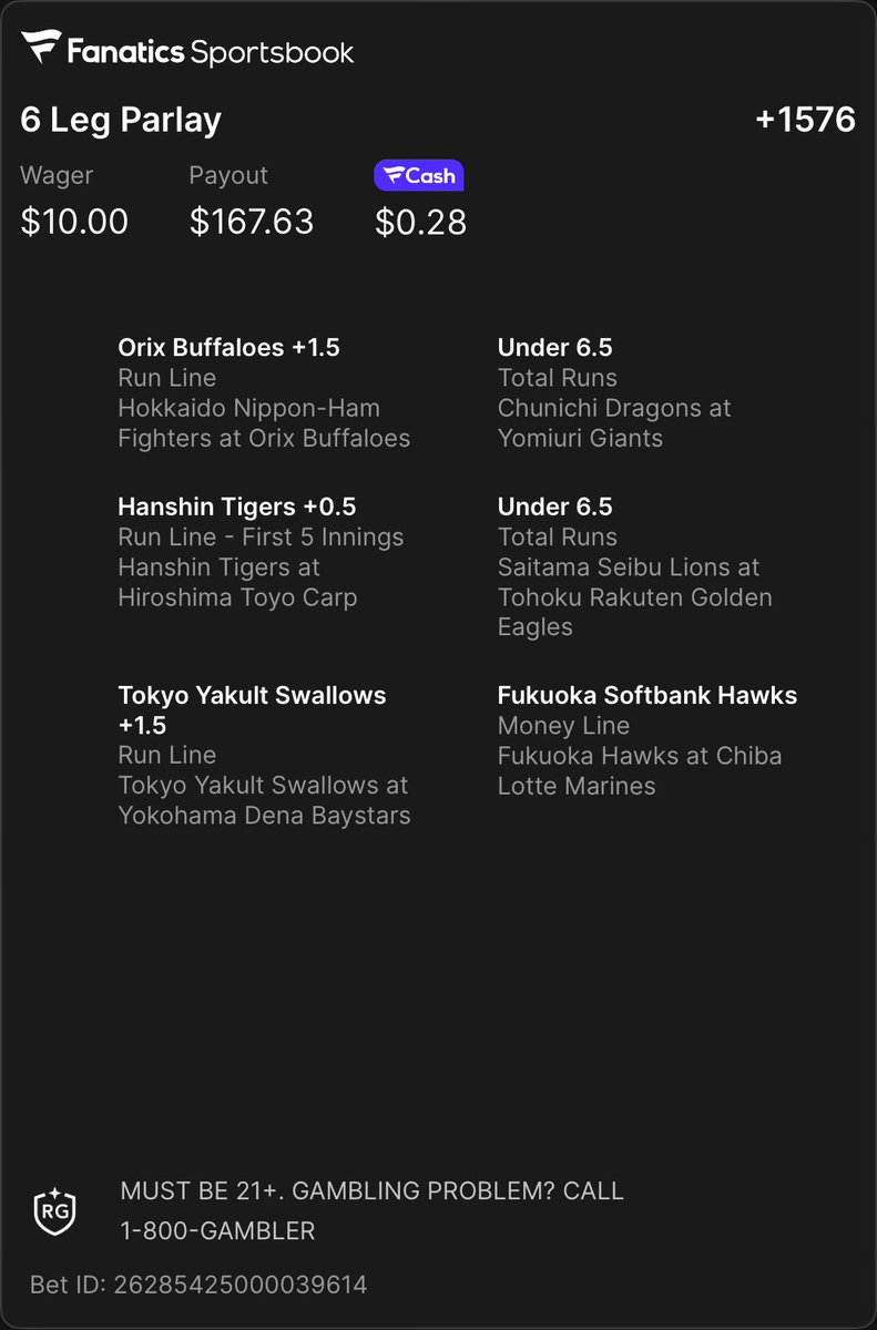 PicksForFreee's tweet photo. A friend shared a bet with you on Fanatics Sportsbook. Tap the link to view and copy their bet. Don't forget, you earn FanCash on your bets. New to Fanatics? Claim your welcome bonus. Must be 21+. Terms apply.
https://t.co/6Da4QavE0b @Fanatics @Playbook #fyp #viral #sportsbook https://t.co/18JPgxuKUw