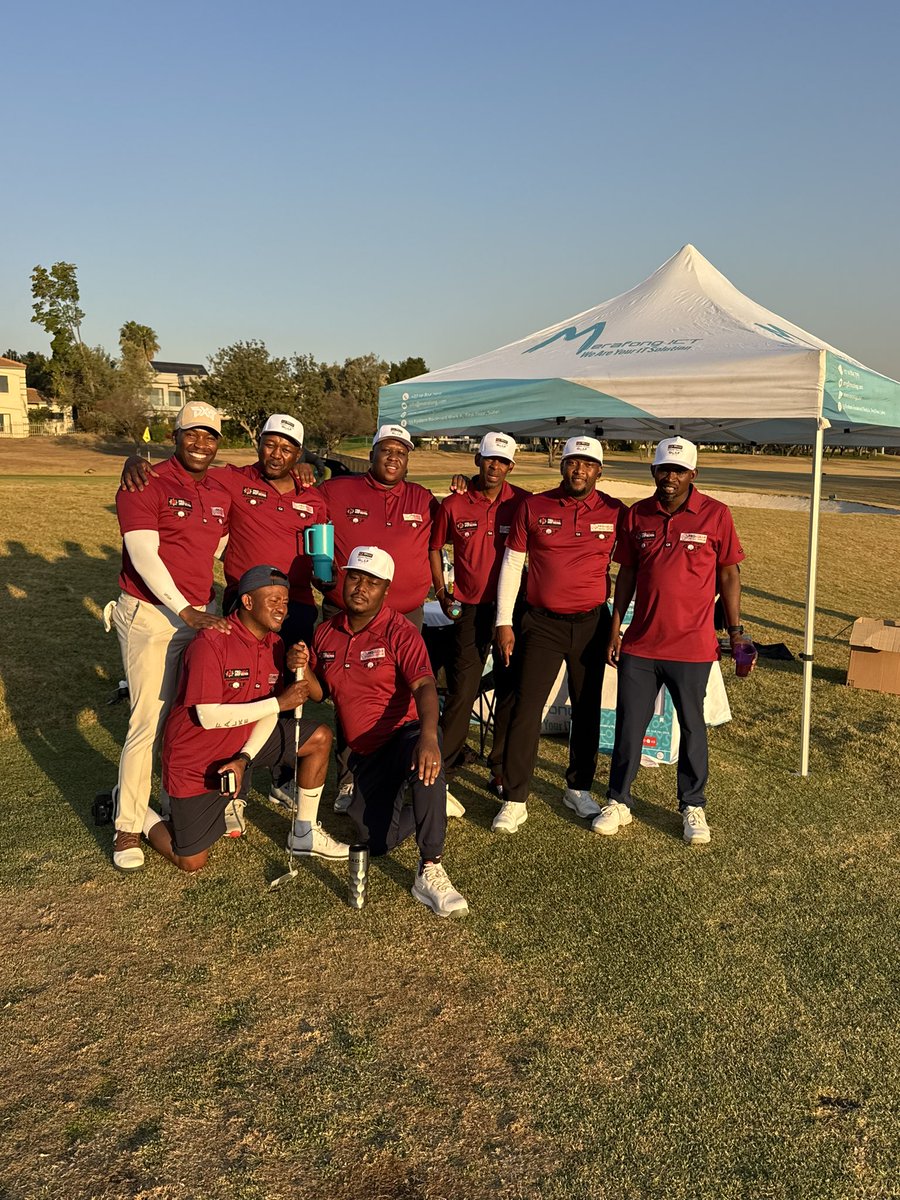 merafongict's tweet photo. Thank you to everyone that stopped by our hole (11) .  Beyond the game lies the power of connection.  #MerafongICT #ProGearGolfDay https://t.co/V5HS2RcvCU