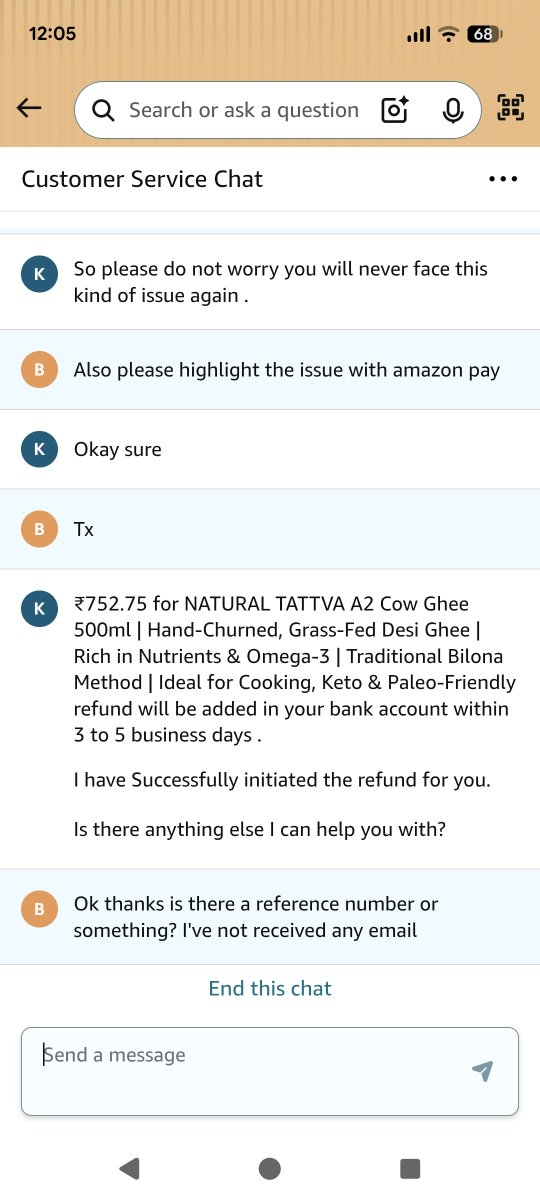 bsm5's tweet photo. Ordered a ghee on 4th June received one with expiry of 22nd June multiple times have been promised refund by customer service but to no avail and best is you rejected my review too!!
@amazonIN https://t.co/TXTUyvyEgZ