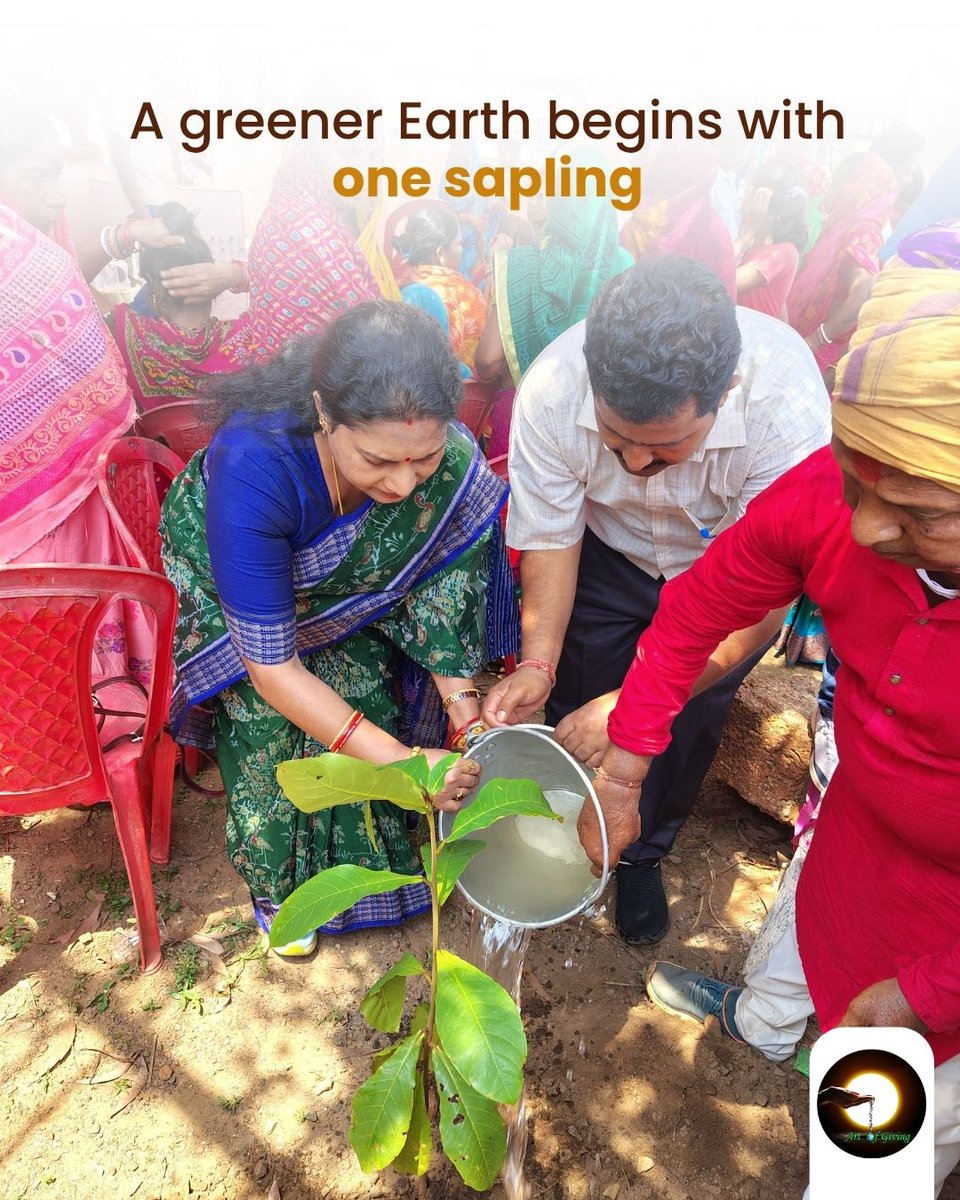 artofgiving_net's tweet photo. A greener Earth begins with one sapling. Every tree planted today nurtures life, restores nature, and grows into a lasting gift for future generations. https://t.co/ooARnNEYpa