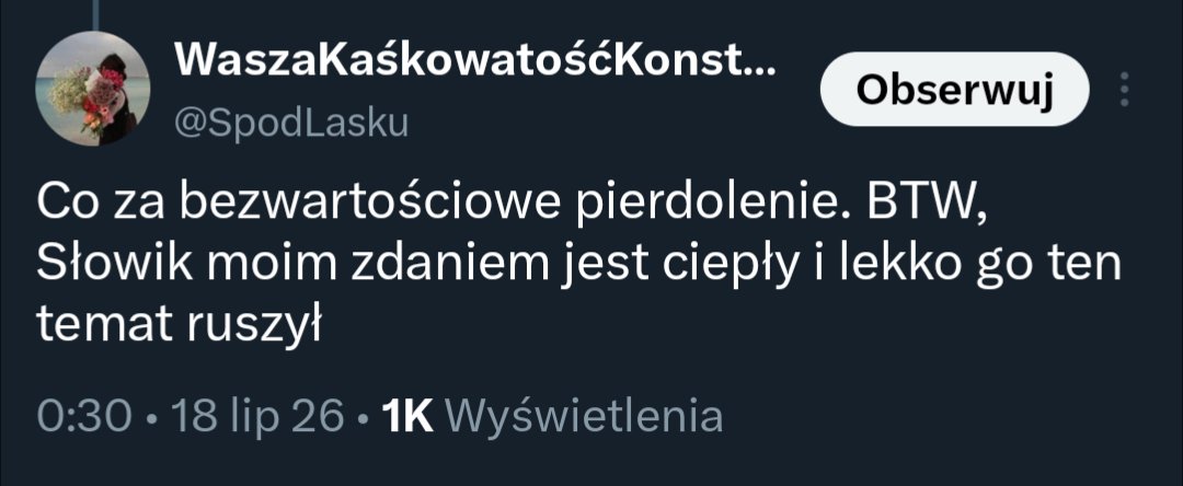 VonKappe's tweet photo. Homofobka spod lasku znowu nie wytrzymała. Jak kogoś bardzo nie lubi, to musi być według niej jakiś p_dał! https://t.co/5cNKZ7ZcJy