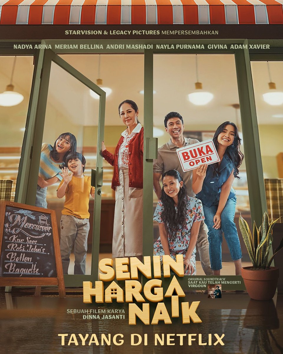 HabisNontonFilm's tweet photo. SENIN HARGA NAIK udah tayang di Netflix!

Ibu yang terasa terlalu ngatur dan gak ngerti keinginan anaknya, padahal cuman mau ngusahain yang terbaik.

Buat Minton, ini salah satu film Indonesia terbaik 2026 sejauh ini. https://t.co/nXB9kbUdQK