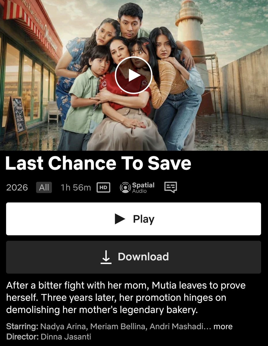 HabisNontonFilm's tweet photo. SENIN HARGA NAIK udah tayang di Netflix!

Ibu yang terasa terlalu ngatur dan gak ngerti keinginan anaknya, padahal cuman mau ngusahain yang terbaik.

Buat Minton, ini salah satu film Indonesia terbaik 2026 sejauh ini. https://t.co/nXB9kbUdQK