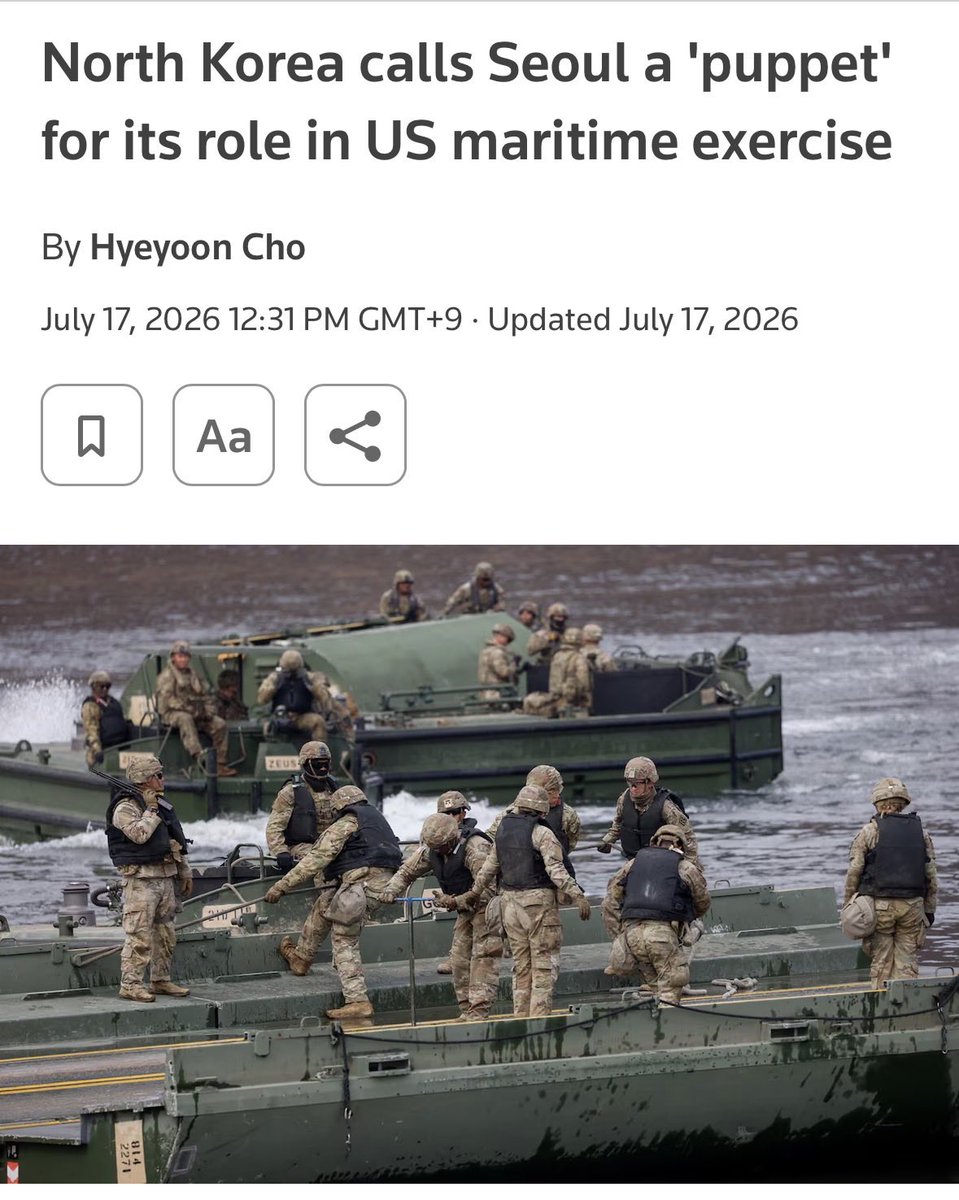 anan79445336550's tweet photo. @windtrack_QH South Korea can also command coalition forces, including U.S. troops, during combined military exercises. So what the hell are you talking about? https://t.co/bAVSqaZAQN
